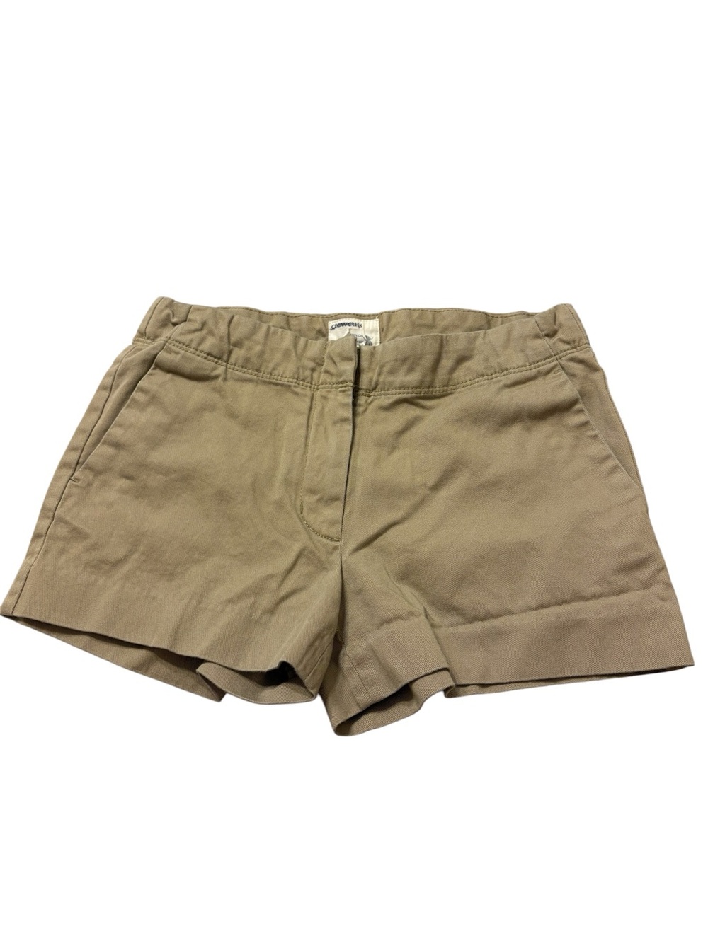 Crewcuts Khaki Tan Girls' Casual Cotton Shorts